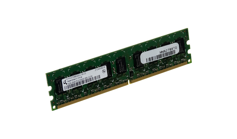 Qimonda HYS72T256420EFD-3S-C 2GB DDR2-667MHz PC2-5300 ECC Fully Buffered CL5 240-Pin DIMM Dual Rank Memory Module