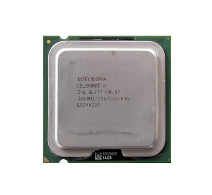 Dell 0FD877 3.06GHz 533MHz FSB 256KB L2 Cache Socket LGA775 Intel Celeron D 346 Single-core (1 Core) Processor