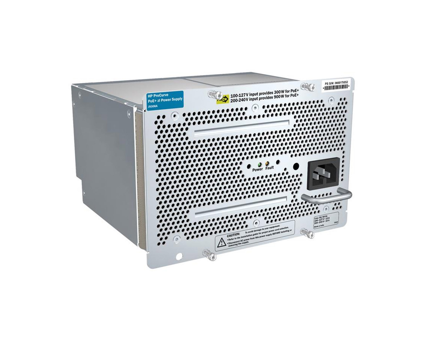 HP J8713-61001 1500-Watts 220V AC Procurve Power Supply for 5406zl 5412zl ZL 5400 PoE Switch