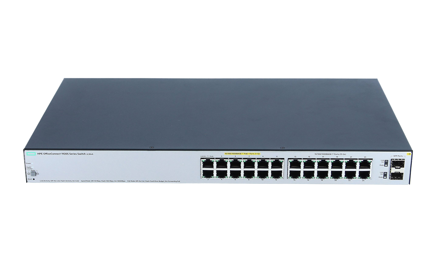 Jl384aacd Hpe Office Connect 1920s 24g 2sfp Poe 12 X Rj 45 Ports Poe 101001000base T 12 6347