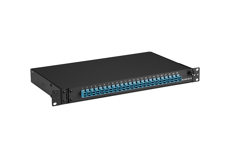 JPM385A - Black Box 24 x Ports LC Connector 1U Rack-mountable Duplex ...