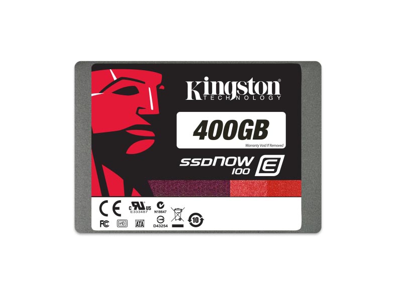 Kingston KG-S284X SSDNow E100 400GB SATA 6GB/s Multi-Level Cell 2.5-inch Solid State Drive