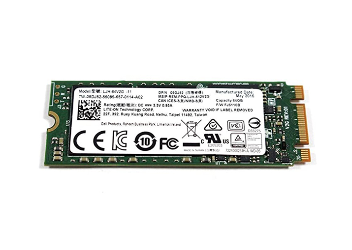 Lite-On LJH-64V2G-11 64GB PCI Express M.2 Solid State Drive