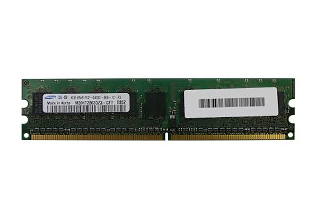 Samsung M391T2863QZ3-CF7 1GB DDR2-800MHz PC2-6400 ECC Unbuffered CL6 240-Pin DIMM 1.8V Single Rank Memory Module