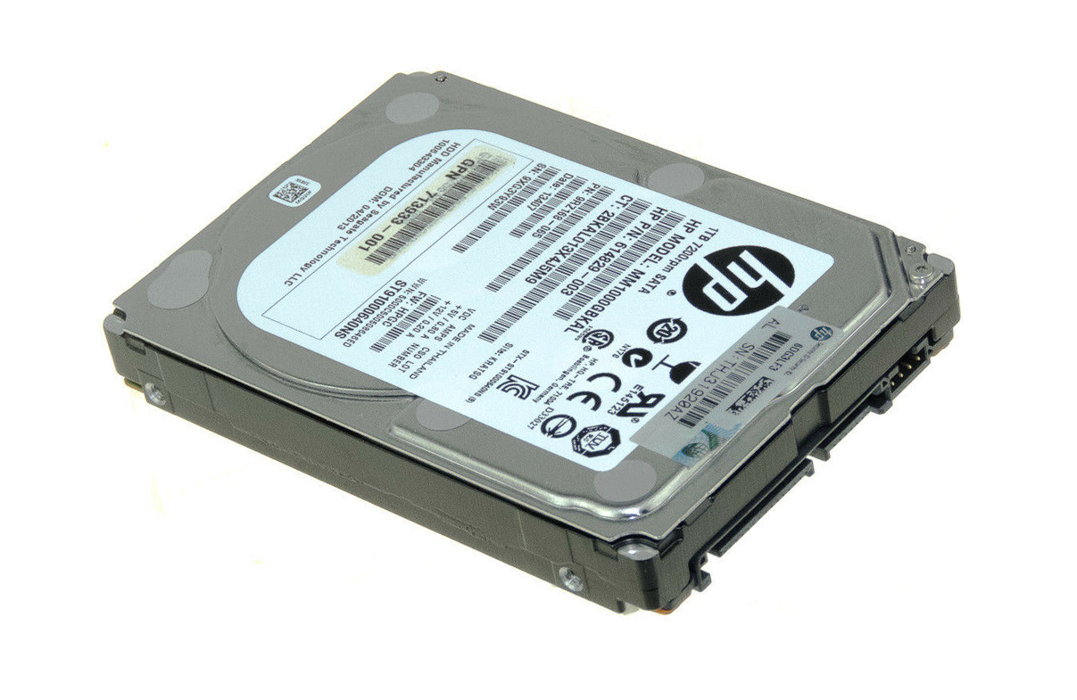 MM1000GBKAL - HP 1TB 7200RPM SATA 6Gb/s Hot-Swappable 2.5-inch Midline ...