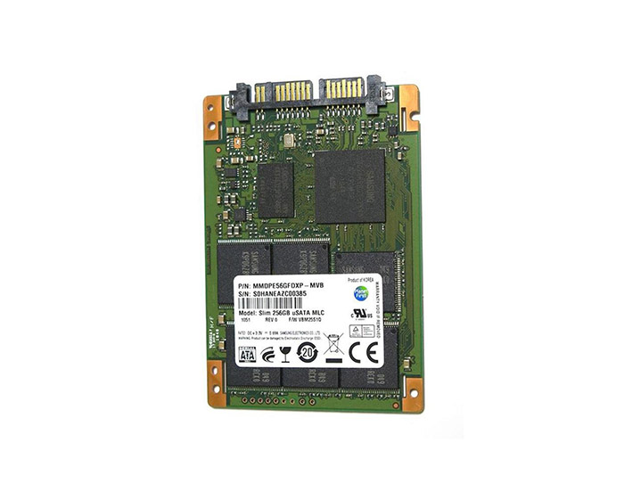 Samsung MMDPE56GFDXP-MVB Thin Caseless 64GB Multi-Level Cell SATA 3Gb/s uSATA 1.8-Inch Solid State Drive