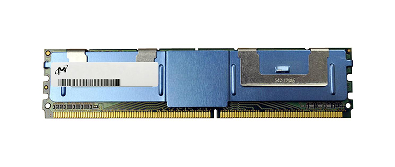Micron MT18HTF25672FDY-667 2GB DDR2-667MHz PC2-5300 ECC Fully Buffered CL5 240-Pin DIMM Dual Rank Memory Module