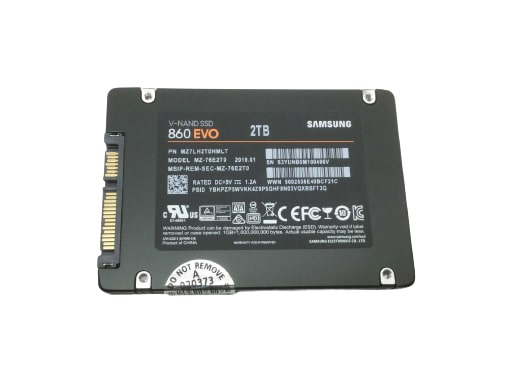 Samsung MZ-76E2T0 860 EVO Series 2TB Multi-Level Cell SATA 6Gb/s 2.5-Inch Solid State Drive