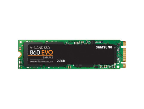 Samsung MZ-N6E250BW 860 EVO Series 250GB Multi-Level Cell SATA 6Gb/s 512MB Cache M.2 2280 Solid State Drive