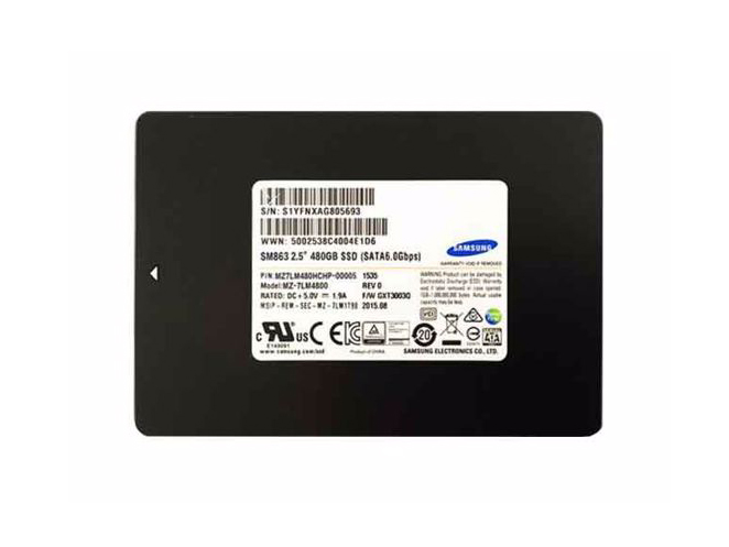 Samsung MZ7LM480HCHP-00005 PM863 Series 240GB Triple-Level Cell SATA 6Gb/s Read Intensive 2.5-Inch Solid State Drive