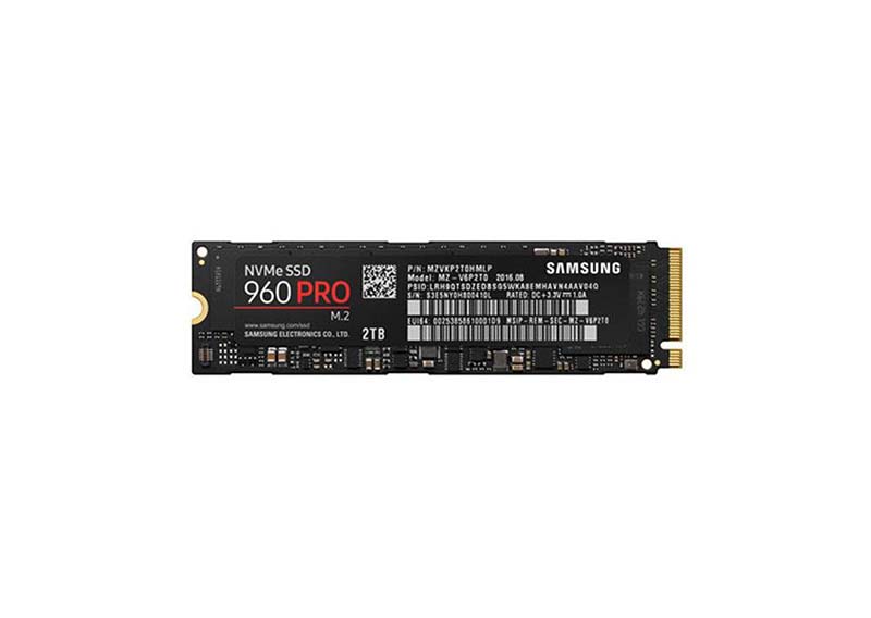 Samsung MZVKP2T0HMLP 960 PRO Series 2TB Multi-Level Cell PCI Express 3.0 x4 NvMe M.2 2280 Solid State Drive