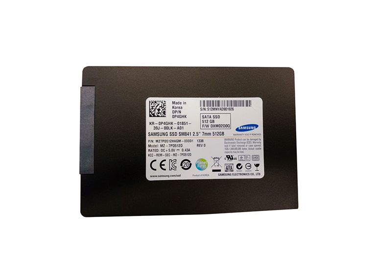 Samsung MZ7PD512HAGM-000D1 SM841 Series 512GB Multi-Level Cell SATA 6Gb/s 2.5-Inch Solid State Drive