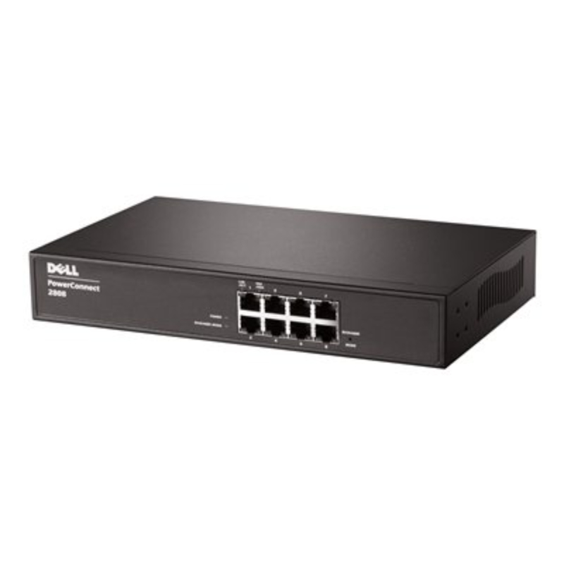 PC2808 Dell PowerConnect 2800 Series 2808 8 x Ports 10/100/1000BaseT