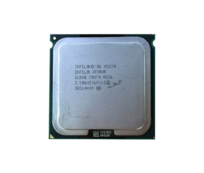 Fujitsu S26361-F3275-E350 3.50GHz 1333MHz FSB 6MB L2 Cache Socket LGA771 Intel Xeon X5270 2-Core Processor