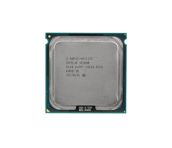 Fujitsu S26361-F3323-L300 3.0GHz 1333MHz FSB 4MB L2 Cache Socket LGA771 Intel Xeon 5160 Dual Core Processor