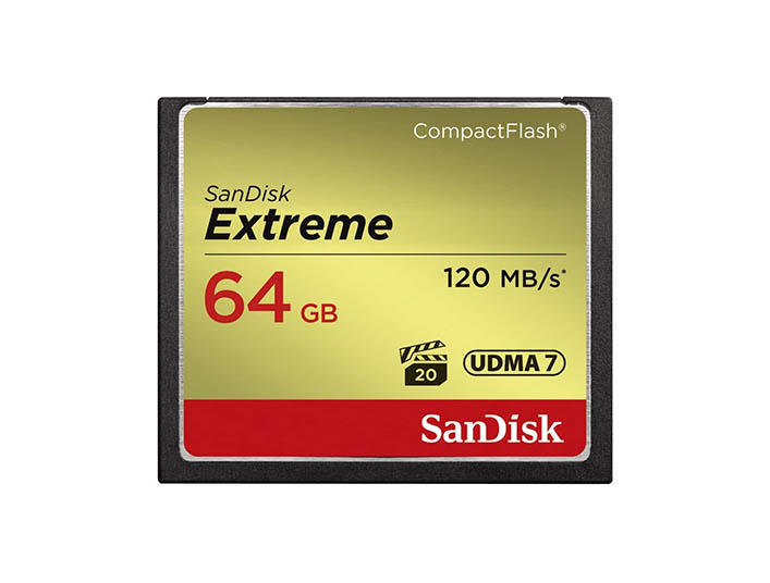SanDisk SDCFXSB-064G-G46 64GB Extreme CompactFlash Memory Card
