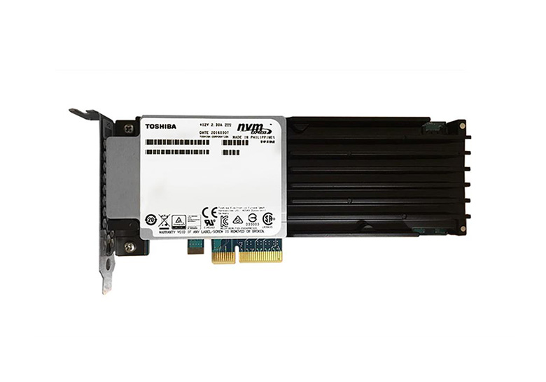 Toshiba SDFJS20GEA01 Enterprise 4TB Multi-Level Cell (MLC) PCI Express 3.0 x4 NVMe Read Intensive HH-HL Add-in Card Solid State Drive