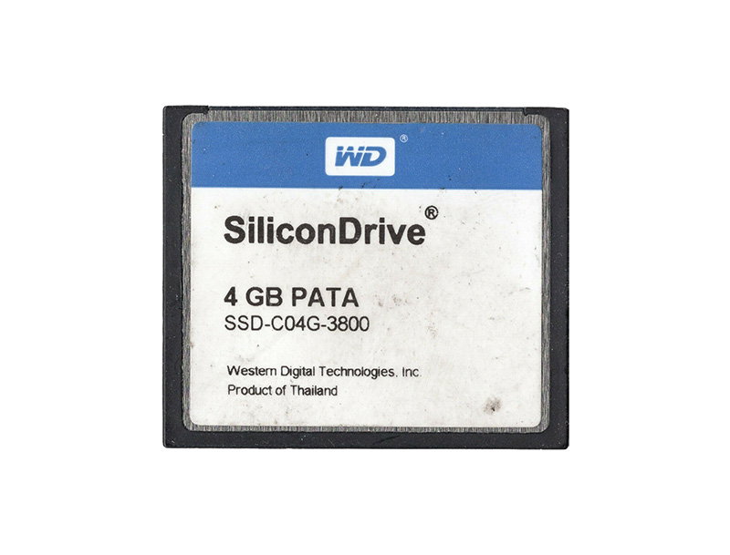 Western Digital SSD-C04G-3800 Silicon 4GB IDE/ATA CompactFlash Type I Solid State Drive