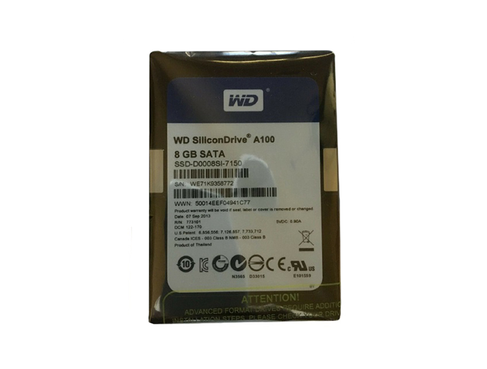 Western Digital SSD-D0008SI-7150 SiliconDrive A100 8GB Single-Level Cell SATA 3Gb/s 2.5-inch Solid State Drive