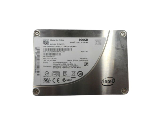 Intel SSDA2BZ100G3D 710 100GB Multi-Level Cell SATA 3Gb/s 2.5-Inch Solid State Drive for Server CloudEdge C6220