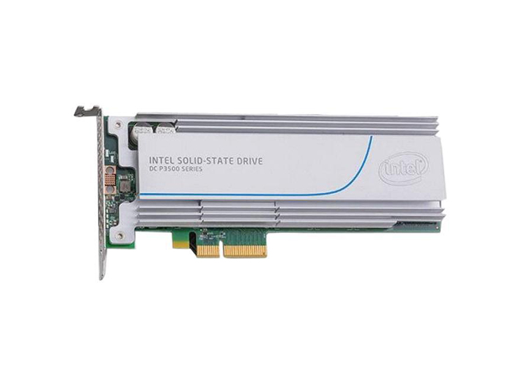 Intel SSDPEDMX020T410 DC P3500 2TB Multi-Level Cell PCI Express 3.0 x4 NVMe HHHL Add in Card Solid State Drive