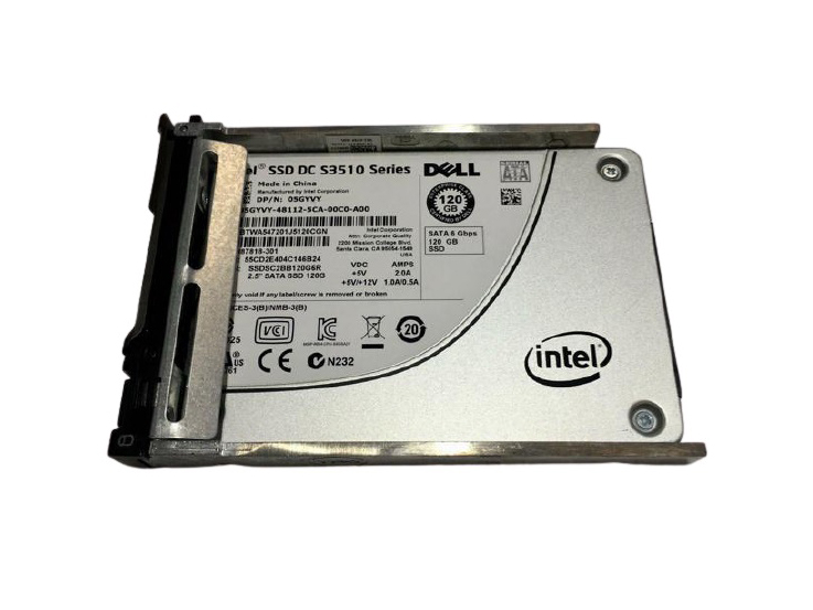 Intel SSDSC2BB120G6R DC S3510 120GB Multi-Level Cell SATA 6Gb/s 2.5-Inch Solid State Drive