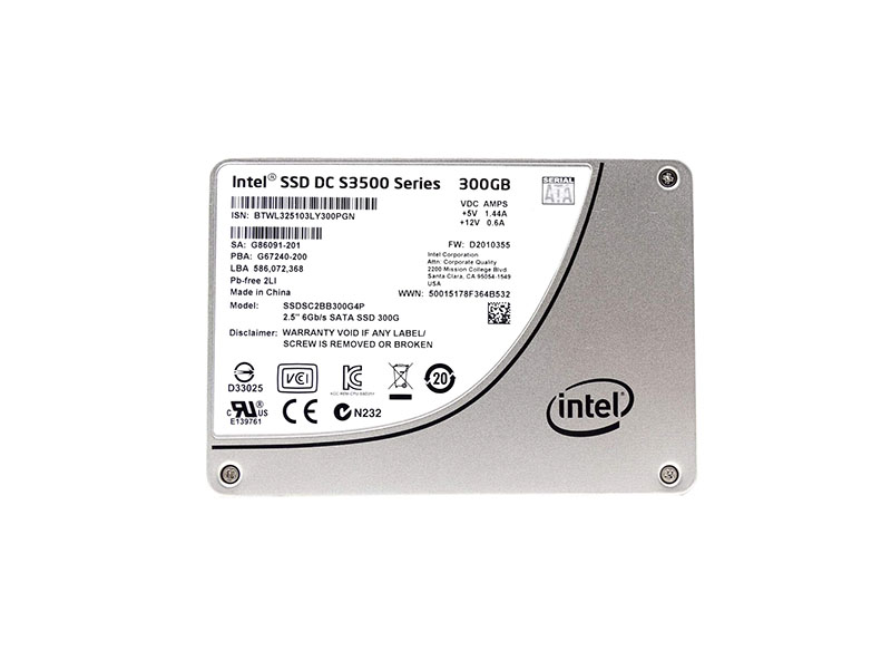 Intel SSDSC2BB300G4P 300GB SATA 6Gb/s 2.5-inch SFF Solid State Drive