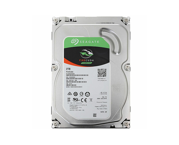 Seagate ST2000DX002 FireCuda 2TB 7200RPM SATA 6Gb/s 64MB Cache 8GB Multi-Level Cell NAND 3.5-inch Solid State Hybrid Drive