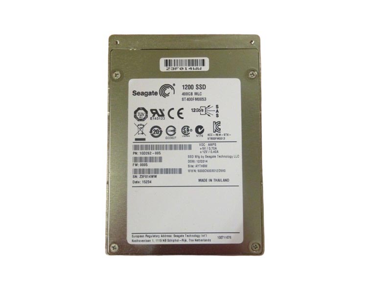 Seagate ST400FM0053 1200 Series 400GB Multi-Level-Cell SAS 12Gb/s 2.5-Inch Solid State Drive