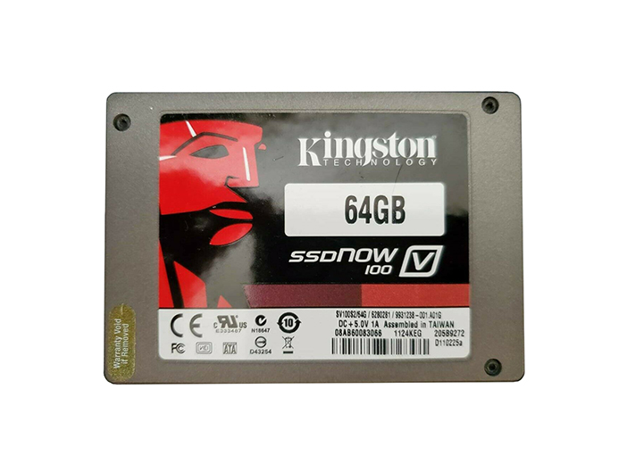 Kingston SV100S2/64G SSDNow V100 Series 64GB Multi-Level Cell (MLC) SATA 3Gb/s 2.5-inch Solid State Drive