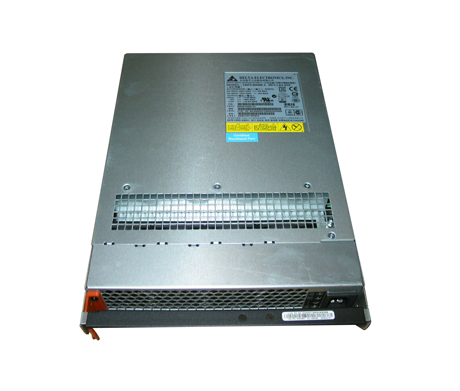 Delta TDPS-800BB A 800-Watts Power Supply for V3500 V3700 V5000