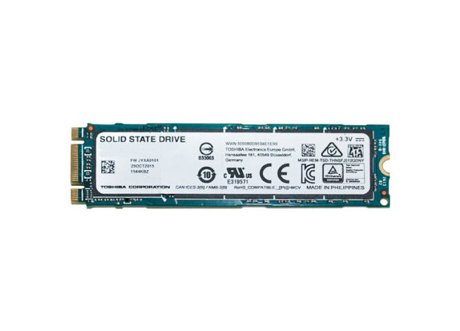 Toshiba THNSFJ256G8NU HG6 Series 256GB Multi-Level Cell (MLC) SATA 6Gb/s M.2 2280 Solid State Drive