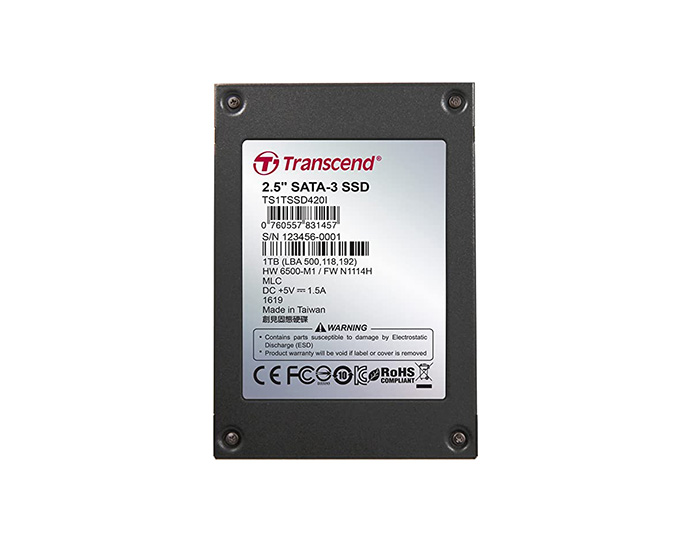 Transcend TS1TSSD420I SSD420I 1TB Multi-Level Cell SATA 6Gb/s 2.5-inch Solid State Drive