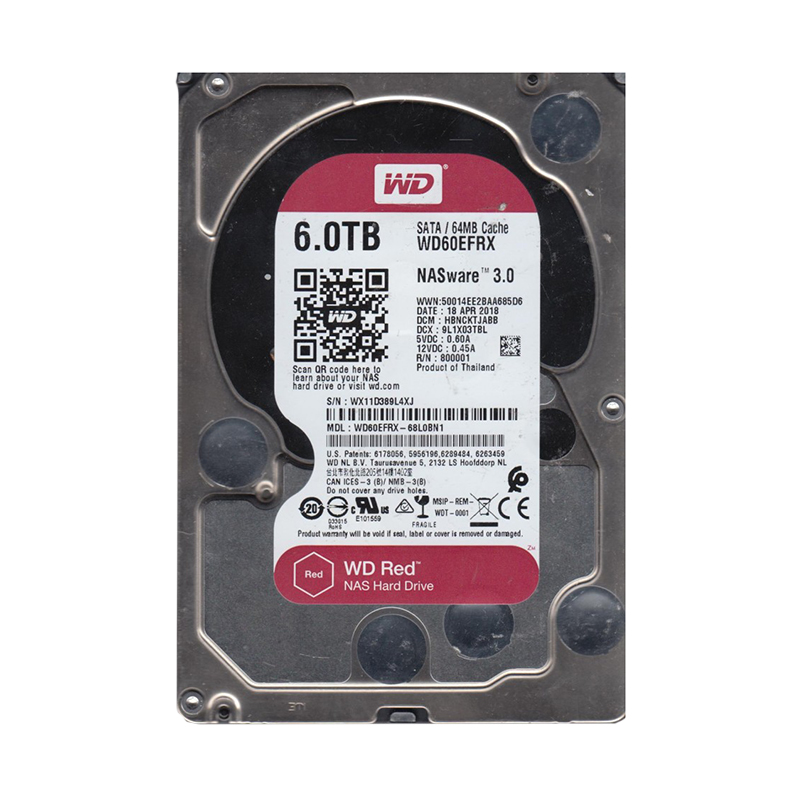 WD60EFRX Western Digital 内蔵 Hdd 6TB - スマホ・タブレット・パソコン