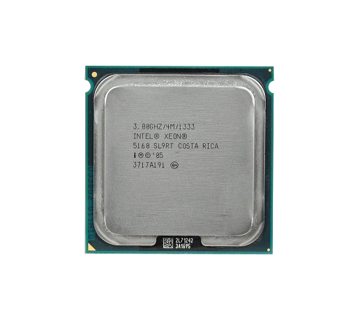 Dell DY219 3.00GHz 1333MHz FSB 4MB L2 Cache Socket LGA771 Intel Xeon 5160 Dual-core (2 Core) Processor