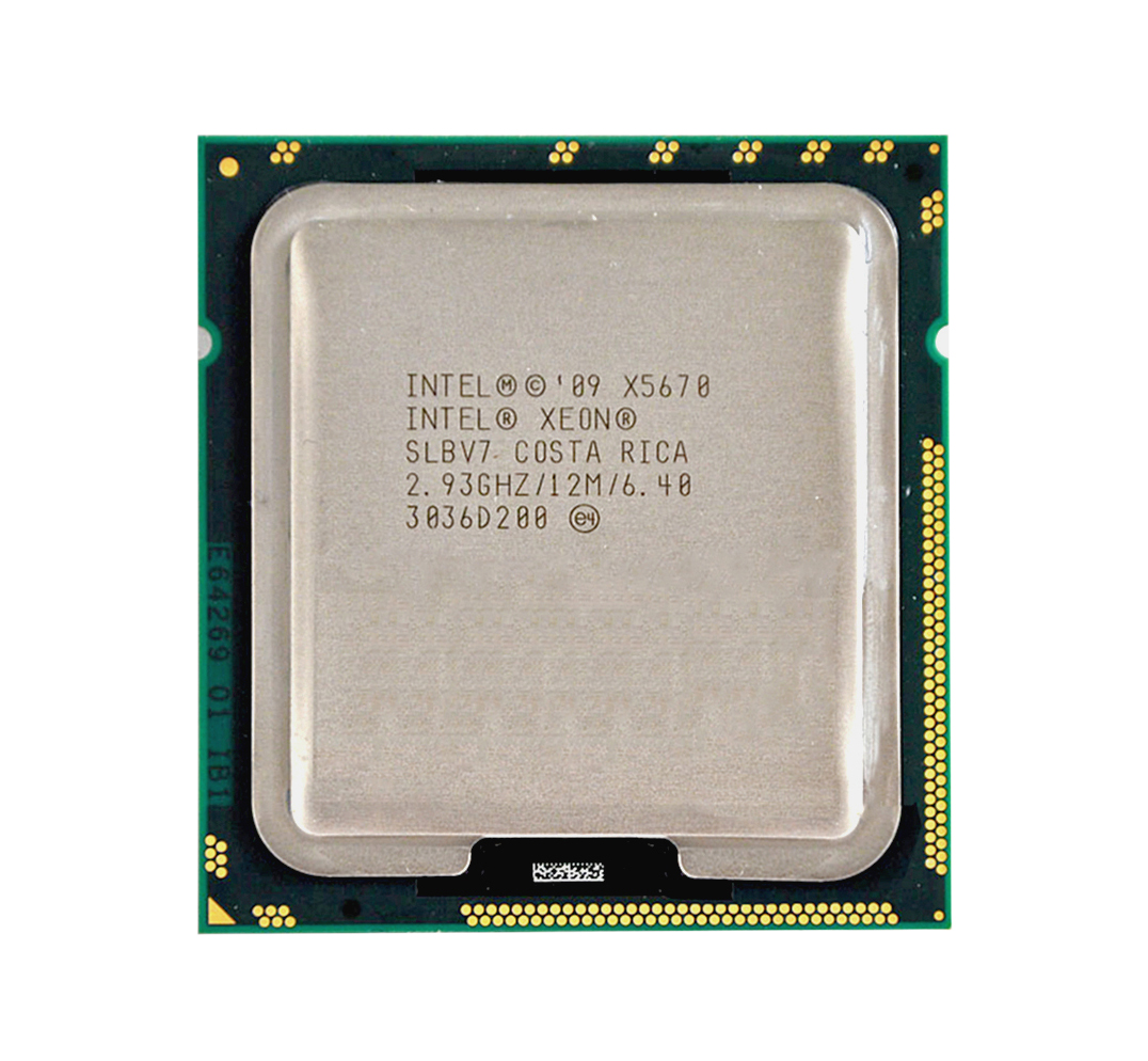 Intel BX80614X5670 Xeon X5670 Hexa-core (6 Core) 2.93GHz 6.4GT/s QPI 12MB L3 Cache Socket FCLGA1366 Processor