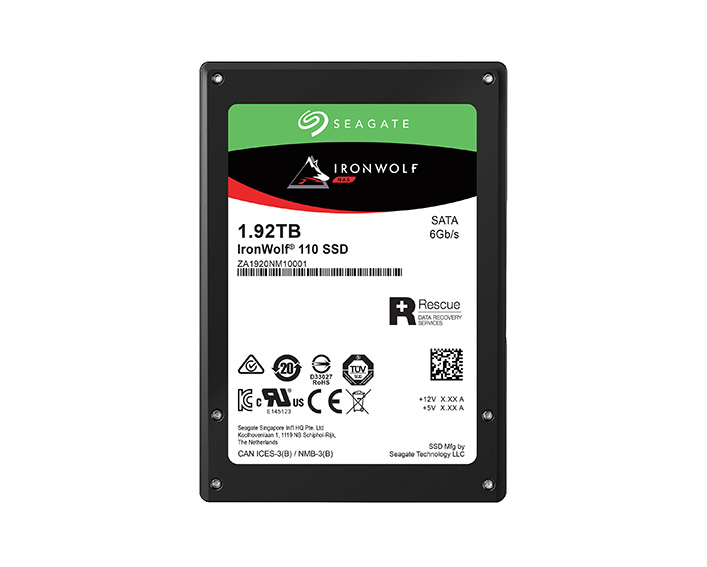 Seagate ZA1920NM10001 IronWolf 110 1.92TB Triple-Level Cell SATA 6Gb/s NAS 2.5-inch Solid State Drive